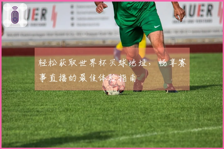 轻松获取世界杯买球地址，畅享赛事直播的最佳体验指南