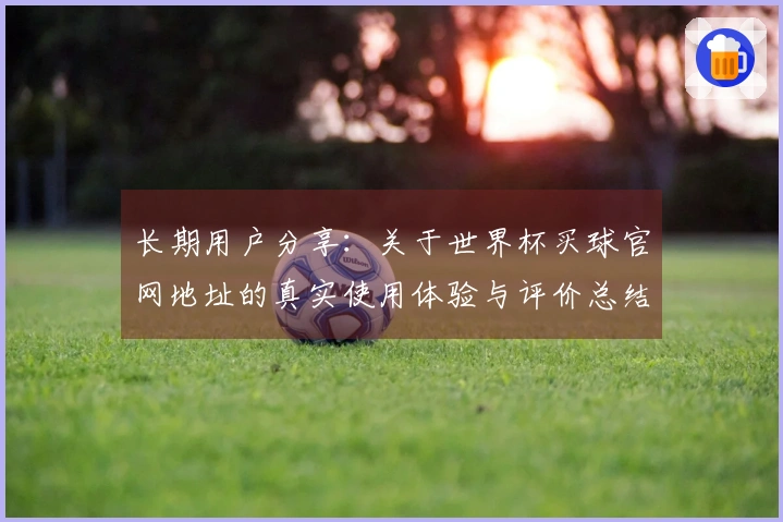 长期用户分享:关于世界杯买球官网地址的真实使用体验与评价总结